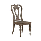 Chaise d'appoint à dossier droit Splat de Magnolia Manor (lot de 2)