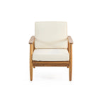 Ensemble de conversation d'extérieur 4 places en bois d'acacia Willowbrook par Christopher Knight Home