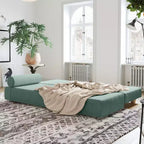 Lit de repos / Lit pliant grand format (Queen-Size) - Microvelours