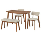 Ensemble de salle à manger 4 pièces en bois massif Nettie de Simple Living