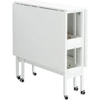 Table artisanale réglable en hauteur avec étagères de rangement, table de coupe pliante mobile pour bureau à domicile, salle de couture, salle d'artisanat