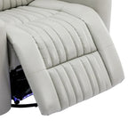 Fauteuil inclinable motorisé de cinéma maison multifonctionnel pivotant à 270°