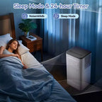 Climatiseur Portable, Flarhetoric 10000 BTU Climatisation/Ventilation/Déshumidification 3 EN 1, Unité AC Portable pour Pièce de 52 m², Unités pour Pièces à Faible Bruit