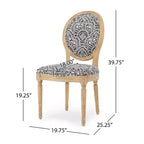 Lot de 2 chaises de salle à manger Phinnaeus - Christopher Knight Home
