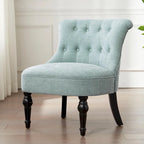 Fauteuil d'appoint confortable sans accoudoirs pour le salon