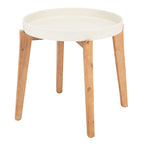 SAFAVIEH Outdoor Estefany – Table d'appoint avec plateau amovible – 24Lx24Px20H