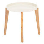 SAFAVIEH Outdoor Estefany – Table d'appoint avec plateau amovible – 24Lx24Px20H