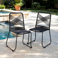 SEI Furniture Padko Chaises d'extérieur en corde empilables (lot de 2)