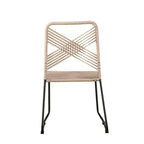 SEI Furniture Padko Chaises d'extérieur en corde empilables (lot de 2)