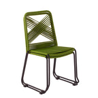 SEI Furniture Padko Chaises d'extérieur en corde empilables (lot de 2)