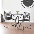 SEI Furniture Padko Chaises d'extérieur en corde empilables (lot de 2)