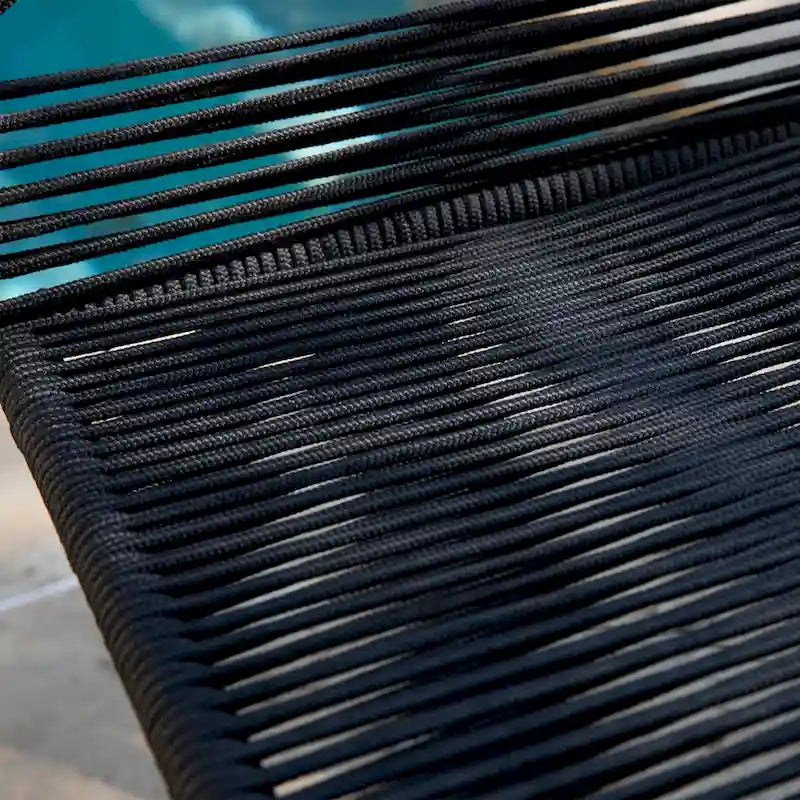 SEI Furniture Padko Chaises d'extérieur en corde empilables (lot de 2)