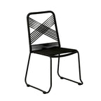 SEI Furniture Padko Chaises d'extérieur en corde empilables (lot de 2)