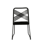 SEI Furniture Padko Chaises d'extérieur en corde empilables (lot de 2)