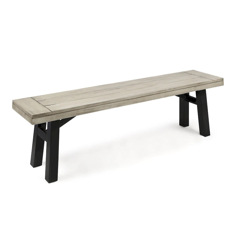 Bancs de salle à manger d'extérieur en bois d'acacia Bettina de Christopher Knight Home