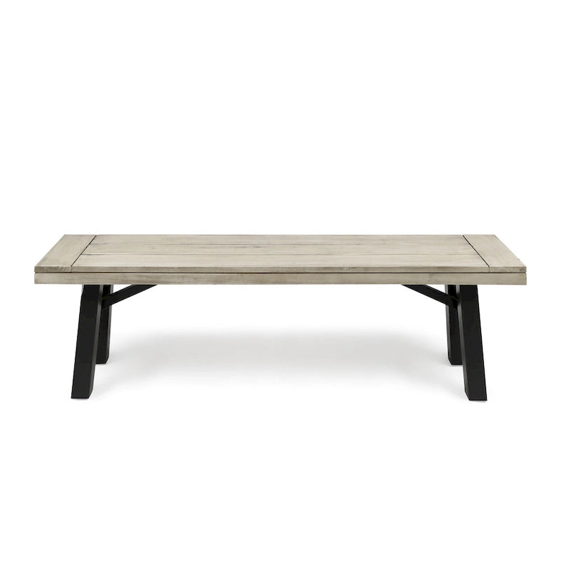 Bancs de salle à manger d'extérieur en bois d'acacia Bettina de Christopher Knight Home