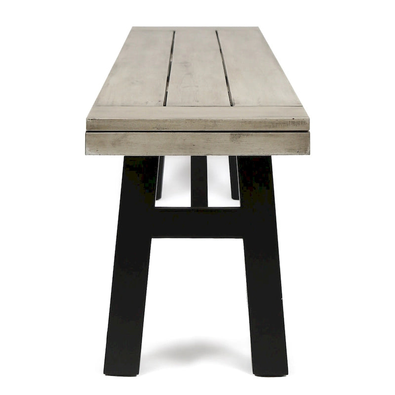Bancs de salle à manger d'extérieur en bois d'acacia Bettina de Christopher Knight Home