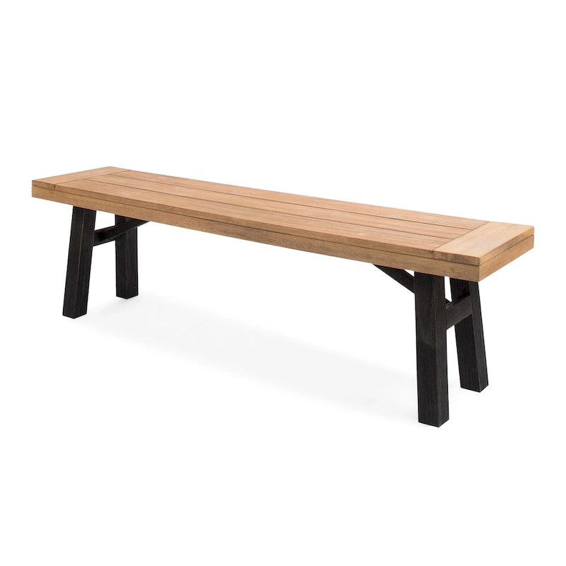 Bancs de salle à manger d'extérieur en bois d'acacia Bettina de Christopher Knight Home