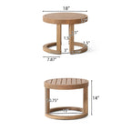 Table d'appoint d'extérieur en bois d'acacia Wichita de Christopher Knight Home