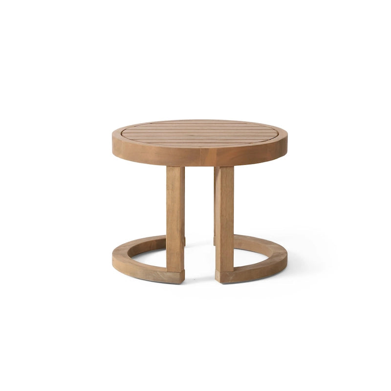 Table d'appoint d'extérieur en bois d'acacia Wichita de Christopher Knight Home