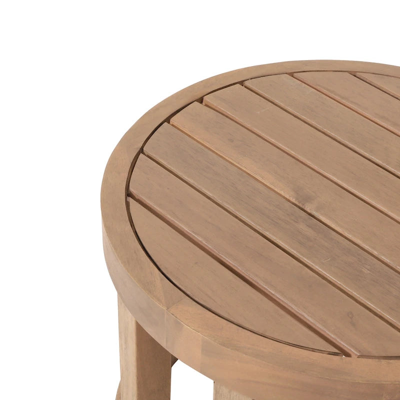 Table d'appoint d'extérieur en bois d'acacia Wichita de Christopher Knight Home