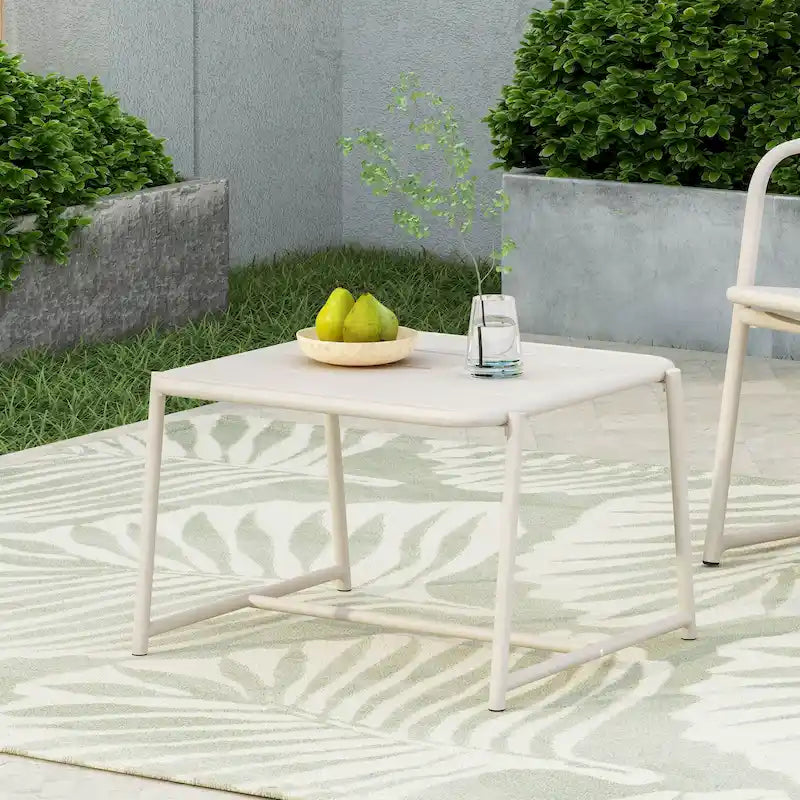 Table d'appoint d'extérieur en fer Cowan de Christopher Knight Home