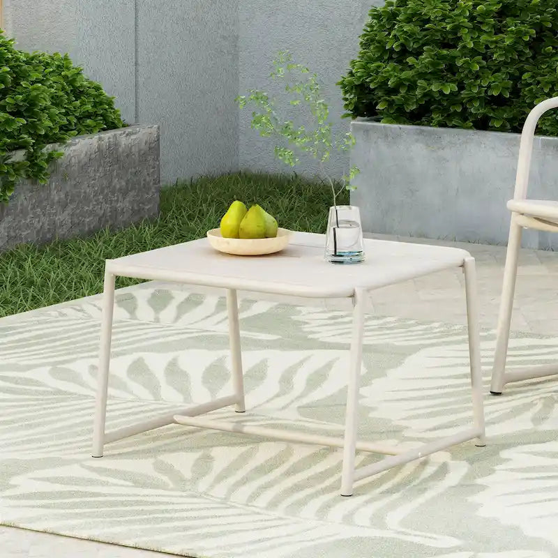 Table d'appoint d'extérieur en fer Cowan de Christopher Knight Home