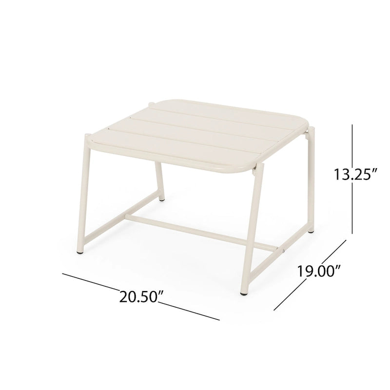 Table d'appoint d'extérieur en fer Cowan de Christopher Knight Home