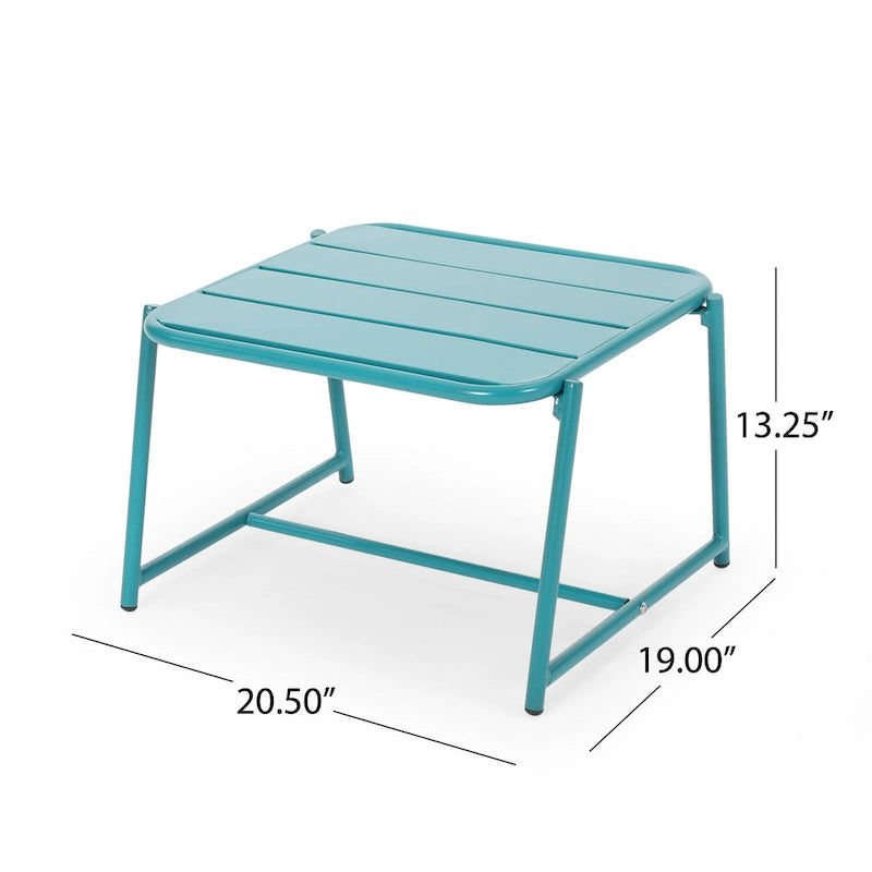 Table d'appoint d'extérieur en fer Cowan de Christopher Knight Home
