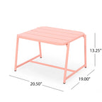 Table d'appoint d'extérieur en fer Cowan de Christopher Knight Home
