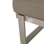 Ensemble de canapé 4 pièces en aluminium Sterling avec coussins par Christopher Knight Home