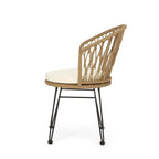 Tavon Wicker Outdoor 3 Pièces Salon de Jardin avec Coussins par Christopher Knight Home