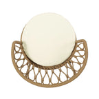 Tavon Wicker Outdoor 3 Pièces Salon de Jardin avec Coussins par Christopher Knight Home