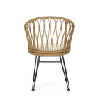 Tavon Wicker Outdoor 3 Pièces Salon de Jardin avec Coussins par Christopher Knight Home