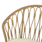 Tavon Wicker Outdoor 3 Pièces Salon de Jardin avec Coussins par Christopher Knight Home