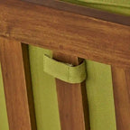 Ensemble de conversation d'extérieur 5 pièces en bois d'acacia Perla avec foyer par Christopher Knight Home