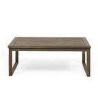 Causeuse et table basse d'extérieur en bois d'acacia Samwell de Christopher Knight Home