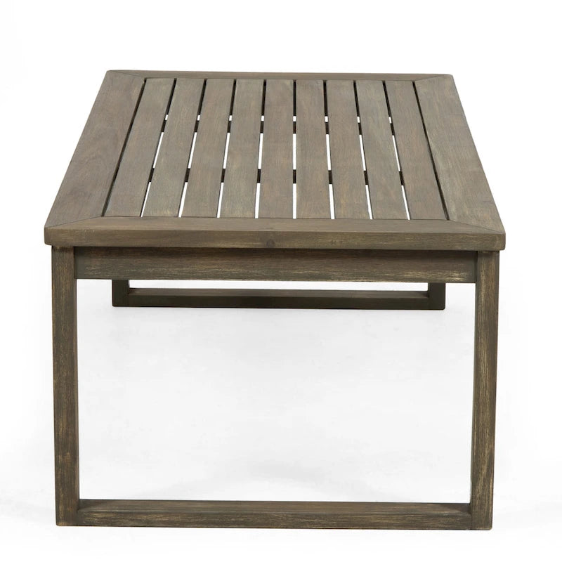 Causeuse et table basse d'extérieur en bois d'acacia Samwell de Christopher Knight Home