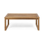 Causeuse et table basse d'extérieur en bois d'acacia Samwell de Christopher Knight Home