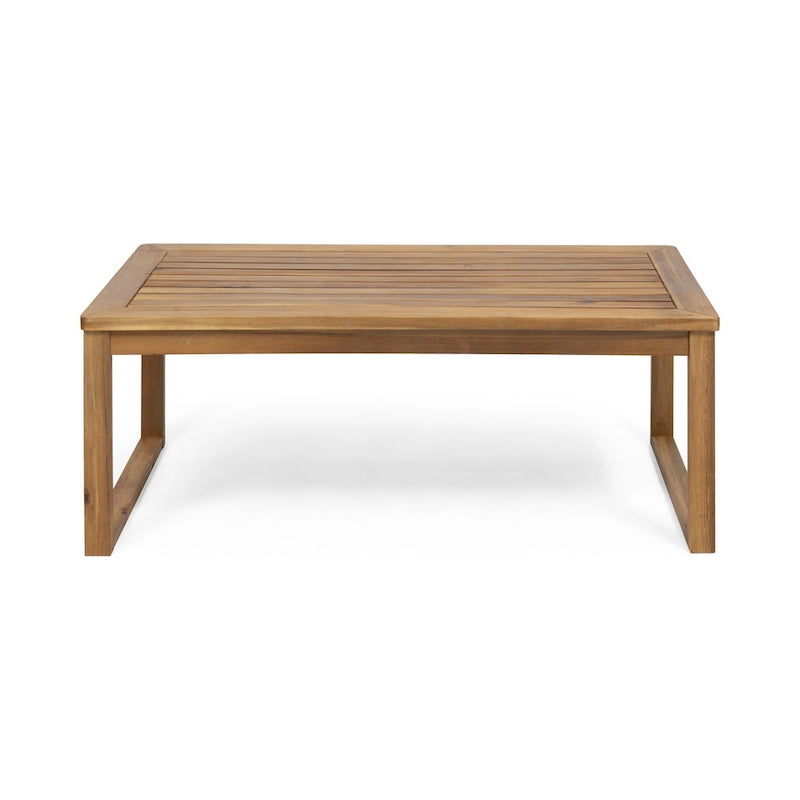 Causeuse et table basse d'extérieur en bois d'acacia Samwell de Christopher Knight Home