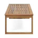 Causeuse et table basse d'extérieur en bois d'acacia Samwell de Christopher Knight Home