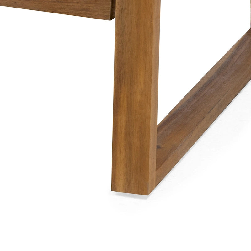 Causeuse et table basse d'extérieur en bois d'acacia Samwell de Christopher Knight Home