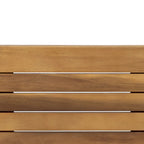 Causeuse et table basse d'extérieur en bois d'acacia Samwell de Christopher Knight Home