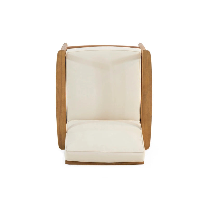 Willowbrook Outdoor Acacia Wood 4 Seater Chat Set by Christopher Knight Home