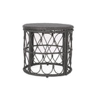 Table d'appoint d'extérieur en osier Bruce par Christopher Knight Home
