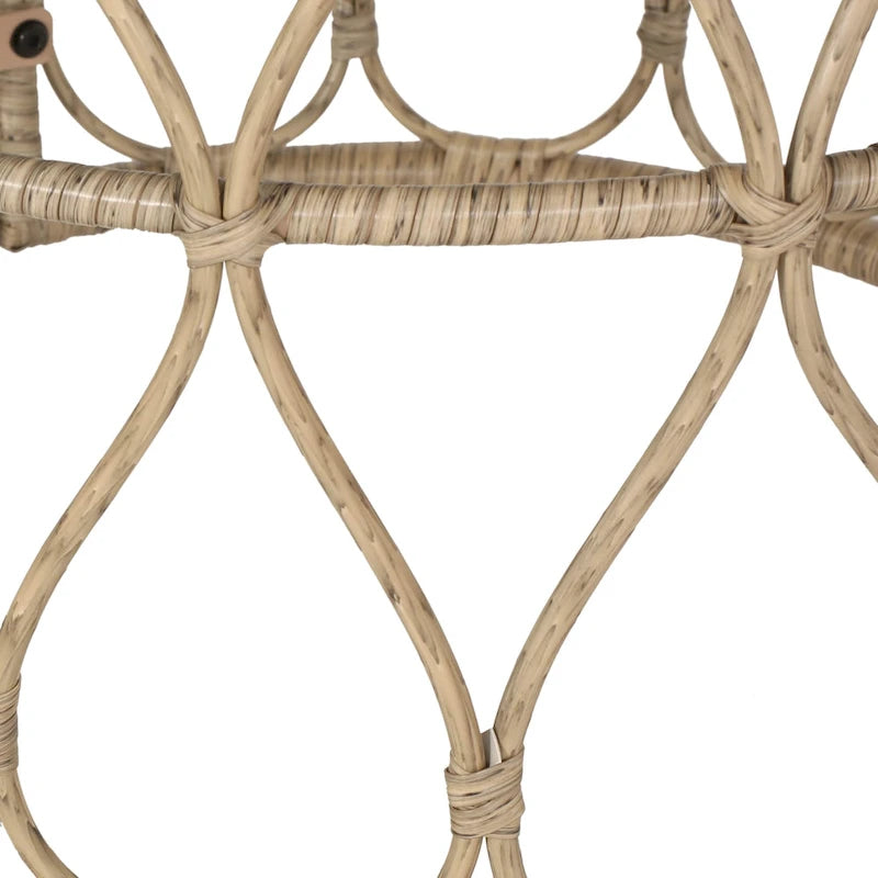 Table d'appoint d'extérieur en osier Bruce par Christopher Knight Home