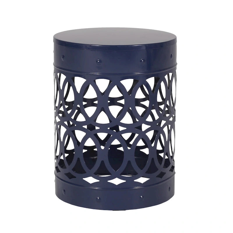 Table d'appoint d'extérieur en métal Mellie de Christopher Knight Home