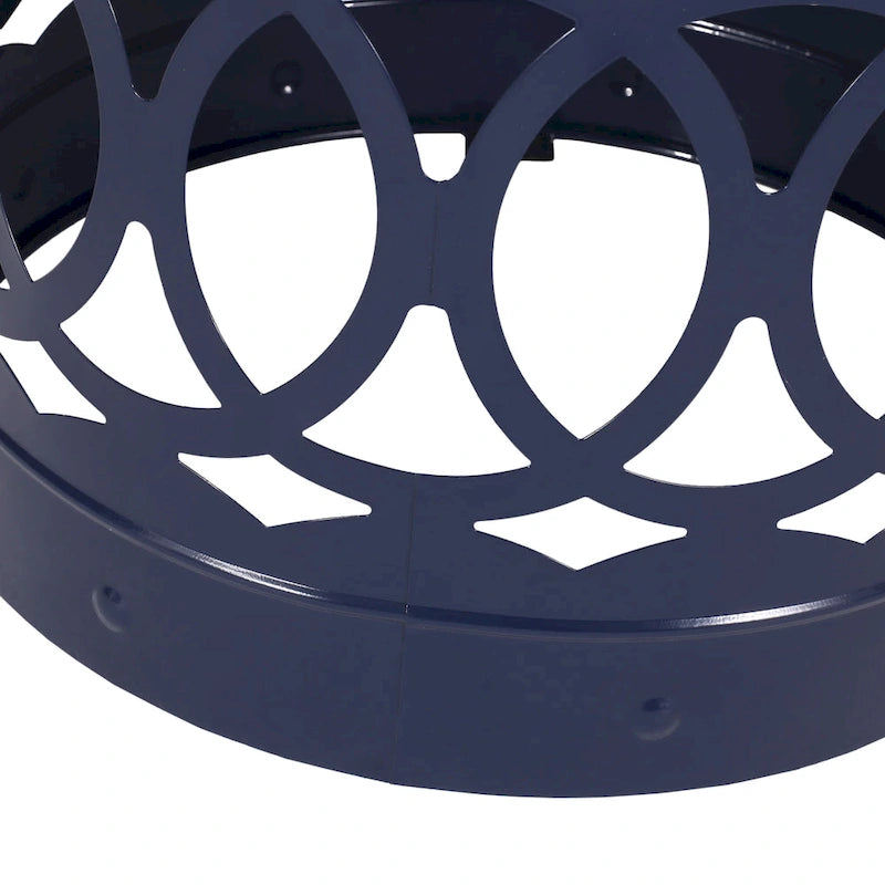 Table d'appoint d'extérieur en métal Mellie de Christopher Knight Home