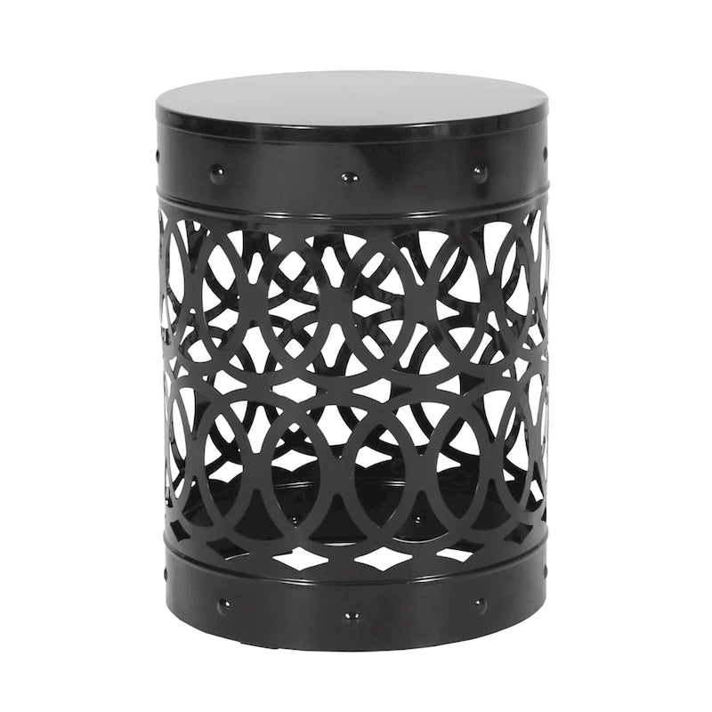 Table d'appoint d'extérieur en métal Mellie de Christopher Knight Home