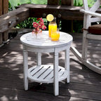 Table d'appoint d'extérieur en bois Alston de Cambridge Casual